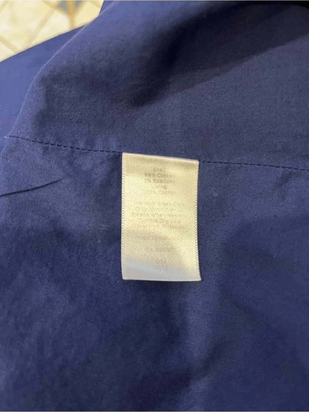 Talbots Navy and White Striped Halter Tie-Waist Midi Dress - Picture 8 of 8